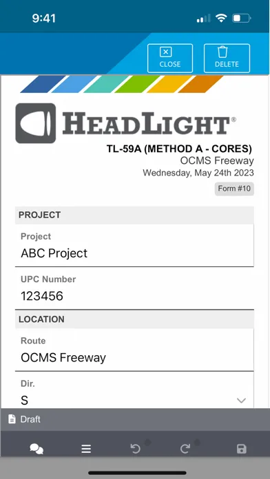 HeadLight Smartforms سکرین شاٹس