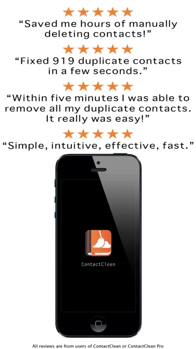 ContactClean Pro - Address Book Cleanup & Repair سکرین شاٹس