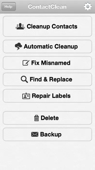 ContactClean Pro - Address Book Cleanup & Repair سکرین شاٹس