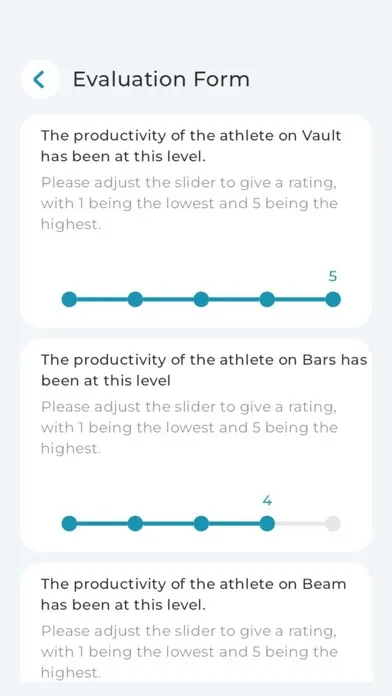 Tangkapan skrin HOH - Athlete Progress Tracker