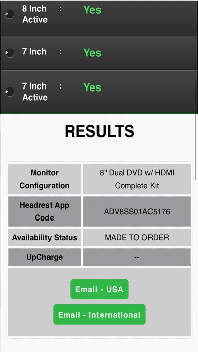 Advent Headrest Screenshots