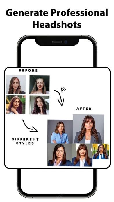 Screenshot di AI Headshot Generator 2023