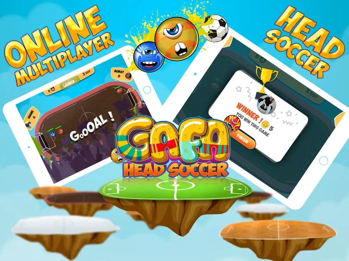 Gafa - Online Head Soccer iPad  Screenshots