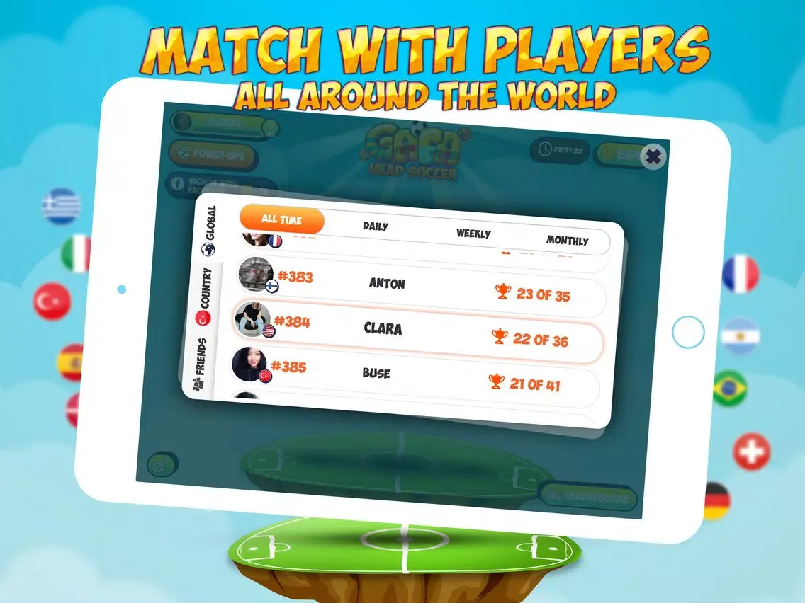 Gafa - Online Head Soccer iPad  Screenshots