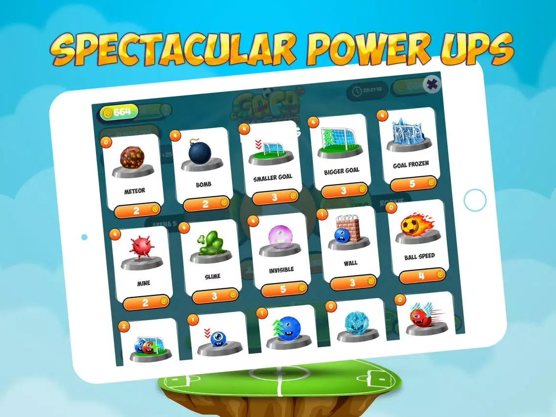 Gafa - Online Head Soccer iPad  Screenshots