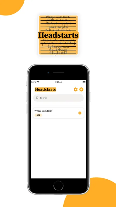 Zrzuty ekranu Headstarts App