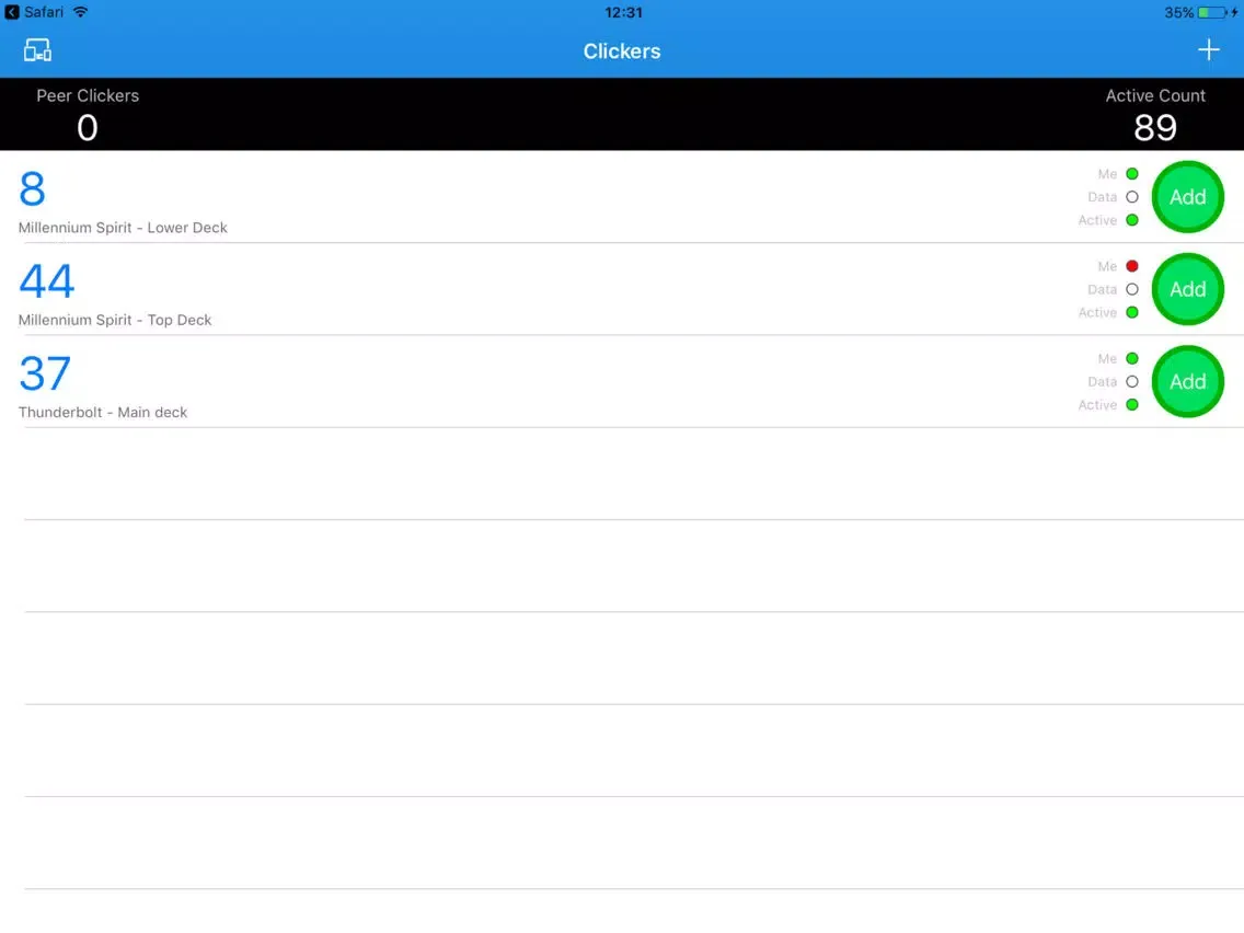 Clickers iPad  Screenshots