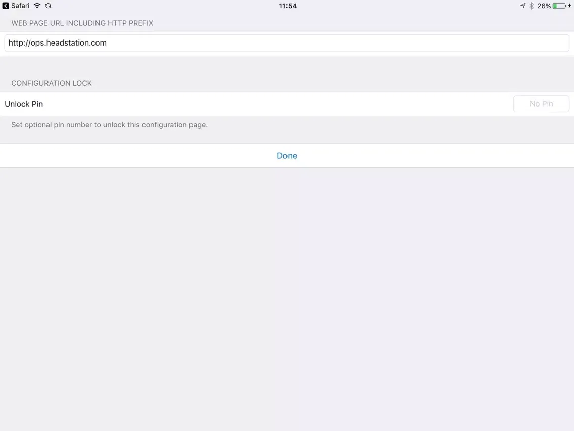 Tangkapan layar Realmd iPad 