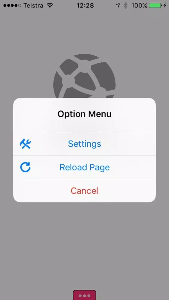 Tangkapan layar Realmd