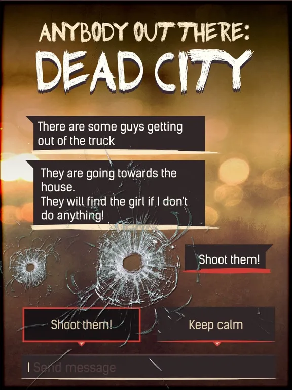 DEAD CITY - Text Adventure iPad  Screenshots
