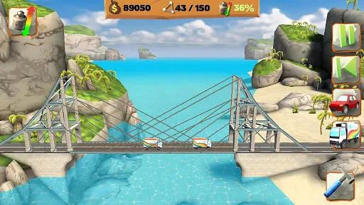 Zrzuty ekranu Bridge Constructor Playground 