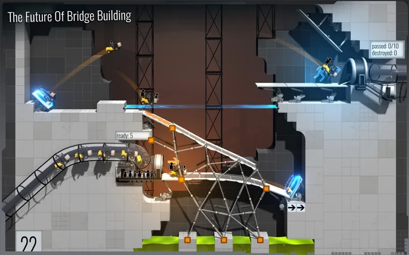 Captures d'écran de Bridge Constructor Portal