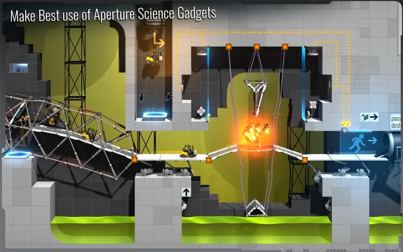 Captures d'écran de Bridge Constructor Portal