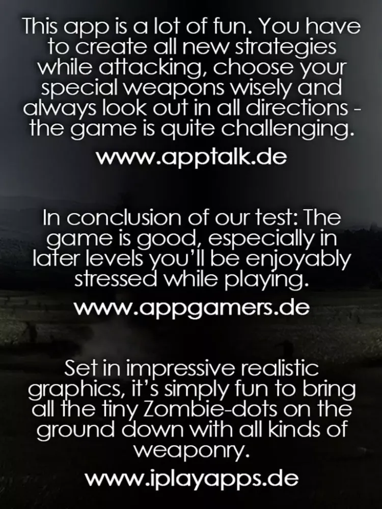Zombie Blitz iPad  স্ক্রিনশট