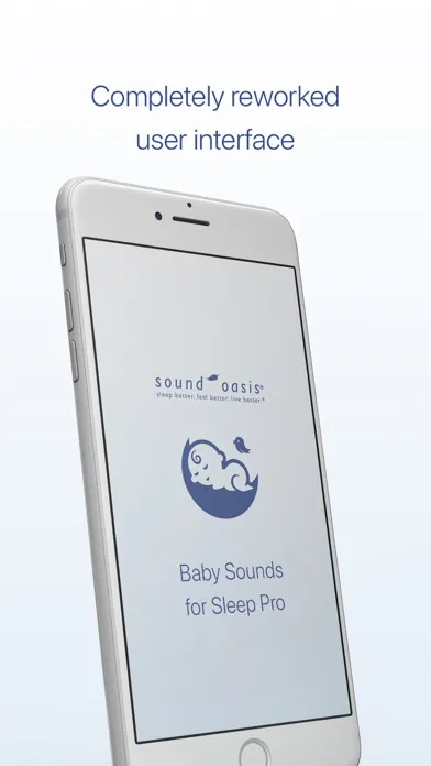 Tangkapan layar Sound Oasis Baby Sleep Pro