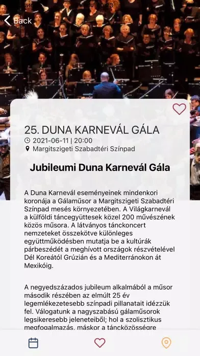Capturas de tela do Duna Karnevál