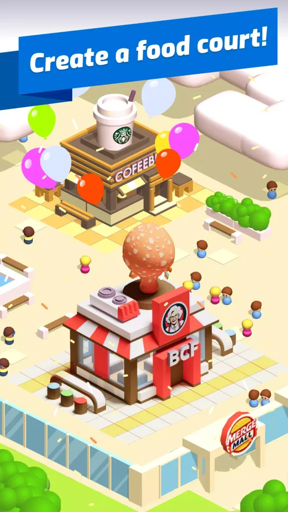 Capturas de tela do Merge Mall