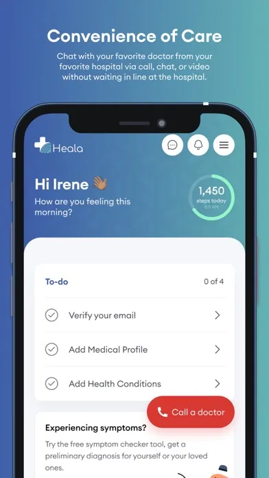 MyHeala App スクリーンショット