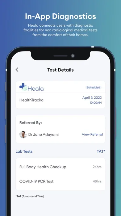MyHeala App スクリーンショット
