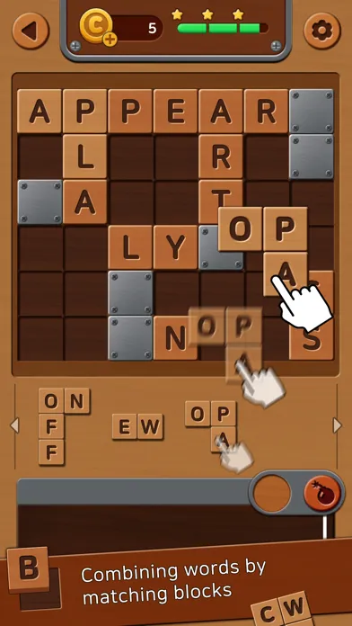 Captures d'écran de Crossword Block