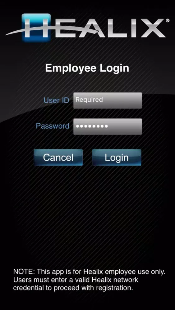 Capturas de pantalla de Healix OIC Staff App