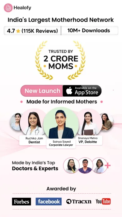 Healofy -Pregnancy & Parenting سکرین شاٹس