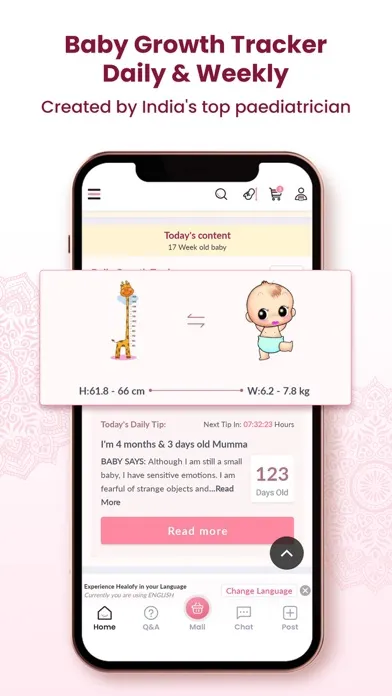 Healofy -Pregnancy & Parenting سکرین شاٹس