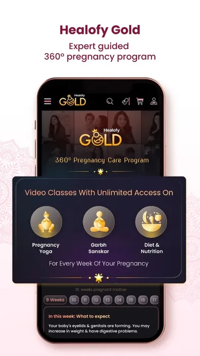 Healofy -Pregnancy & Parenting سکرین شاٹس