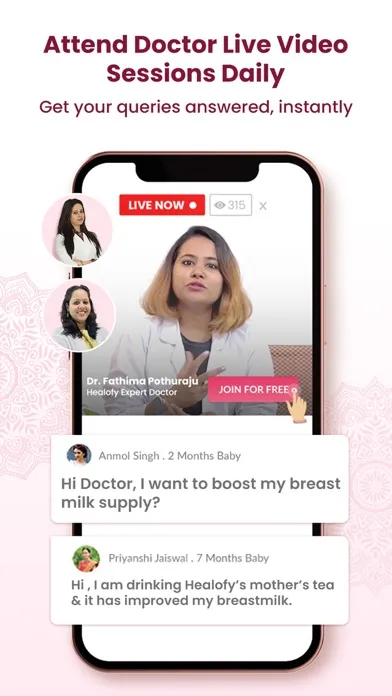 Healofy -Pregnancy & Parenting سکرین شاٹس