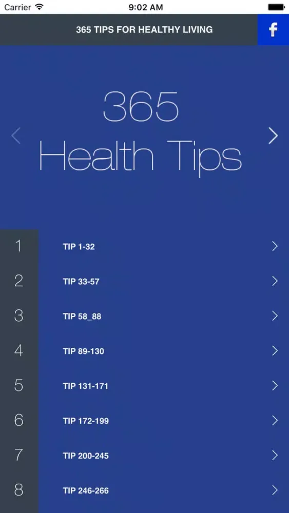 ภาพหน้าจอของ Guide for Daily Health Tips - Top 10 healthy heart tips