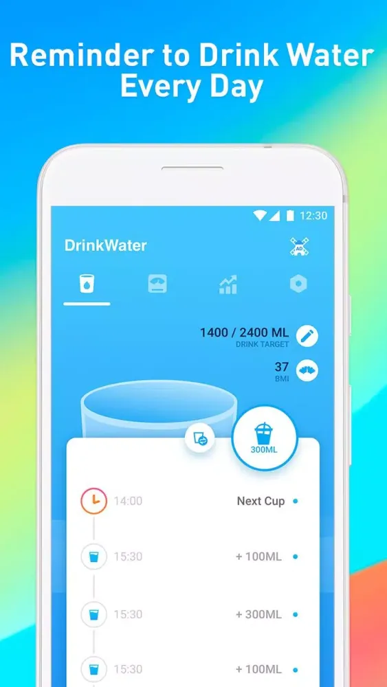 DrinkWater سکرین شاٹس