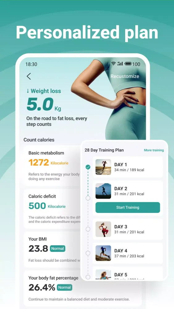Pedometer - Walk & Lose Weight Screenshots