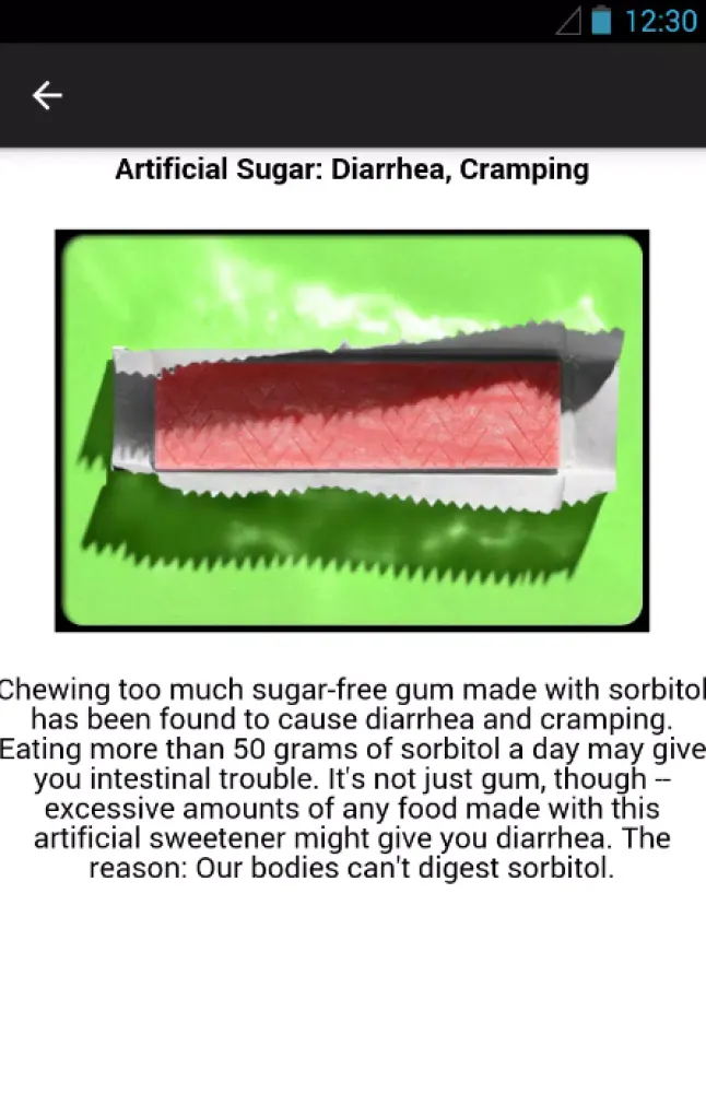Screenshot di Diarrhea Causes