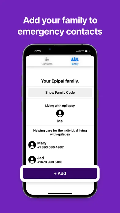 Epipal: Seizure Alerts & Log Screenshots