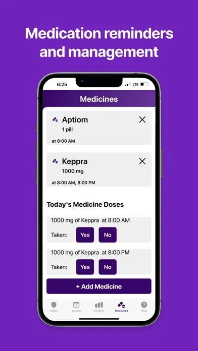 Epipal: Seizure Alerts & Log Screenshots