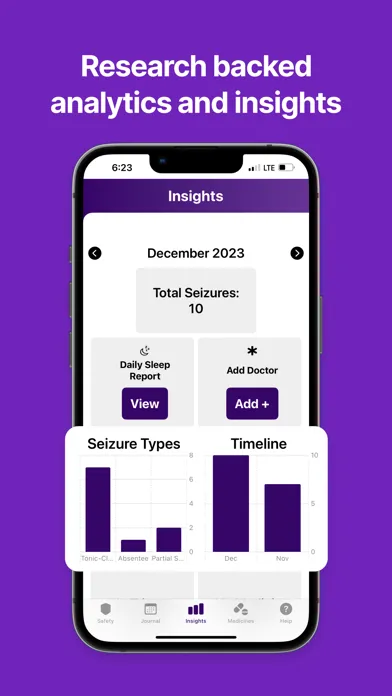 Epipal: Seizure Alerts & Log Screenshots