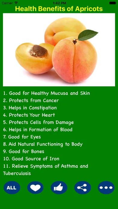 Benefits of Fruits and Vegetables 스크린샷