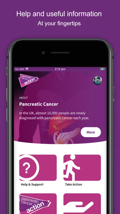 Pancreatic Cancer Action স্ক্রিনশট