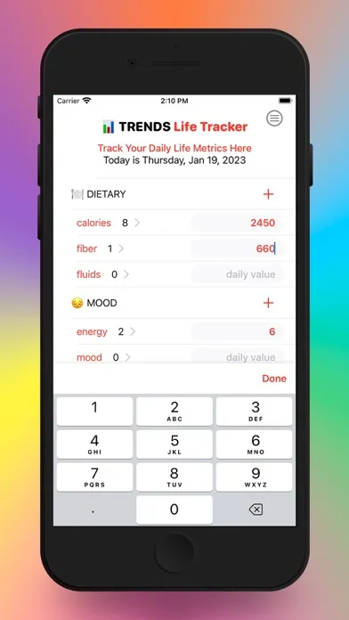 Скриншоты Trends - Life Tracker