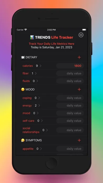 Скриншоты Trends - Life Tracker