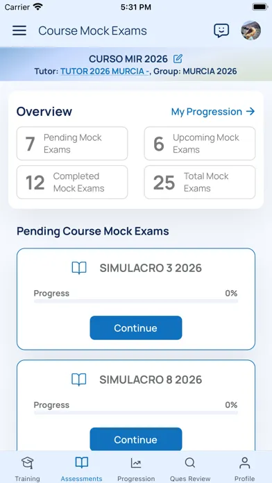 Healthcademia App Screenshots
