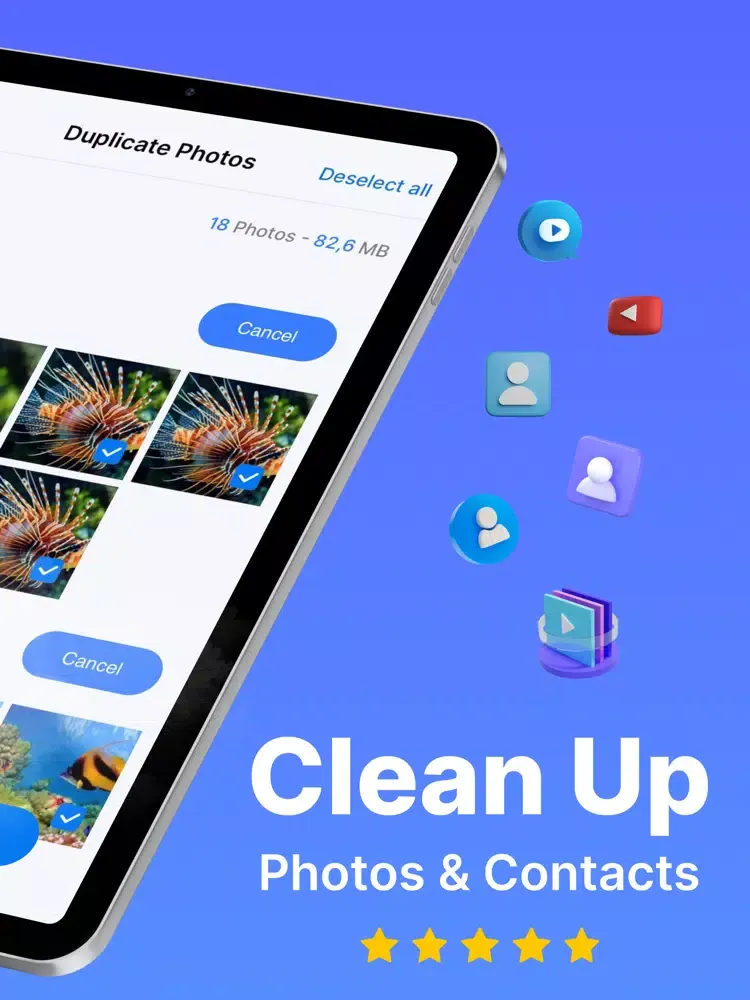 Cleanup Master - Clean Storage iPad  स्क्रीनशॉट