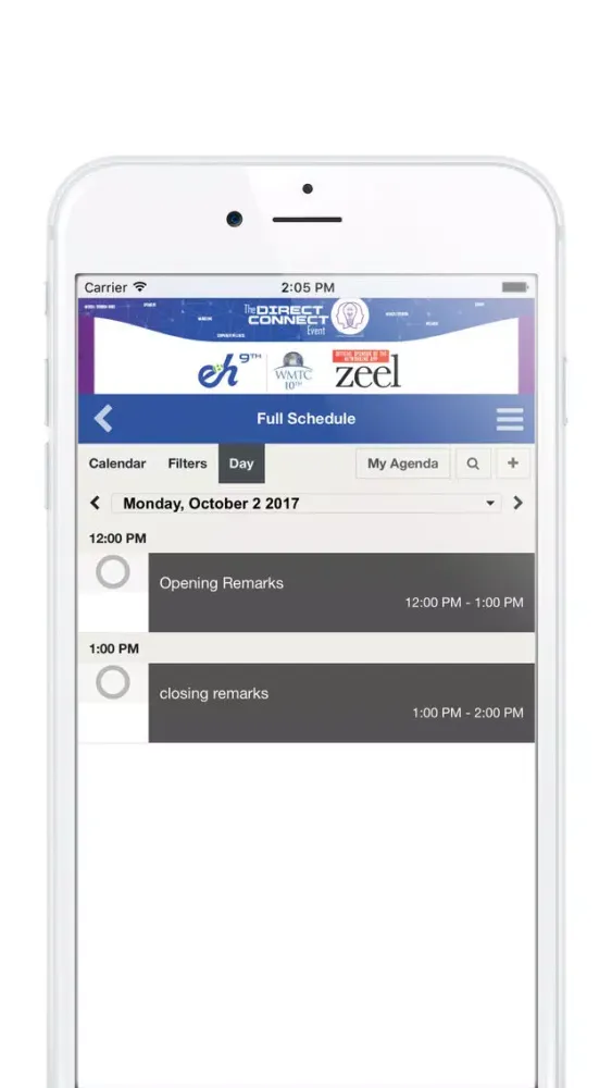 EHBC WMTC Direct Connect Event スクリーンショット