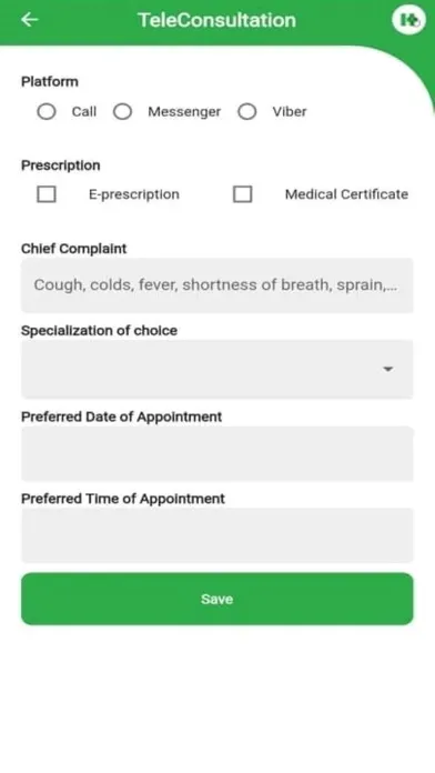 HealthCheck Clinic Screenshots
