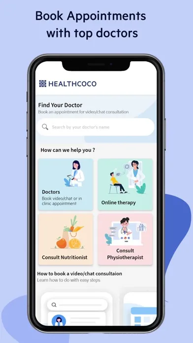 Healthcoco-Doctors & Diet Plan应用截图