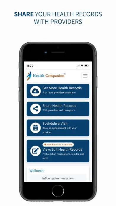 Captures d'écran de Health Companion