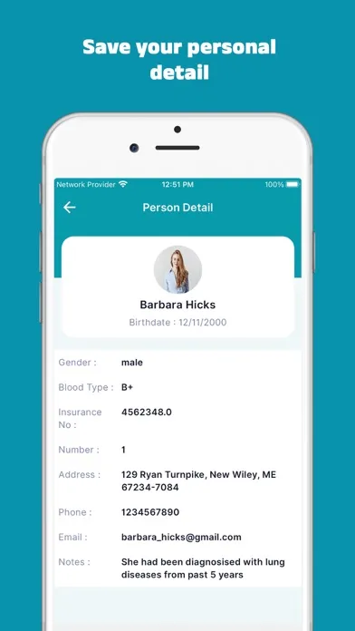 HealthDiary: Medical History Screenshots
