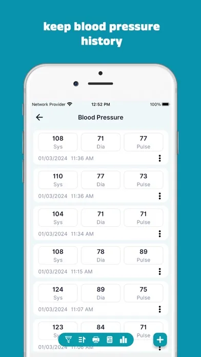 HealthDiary: Medical History Screenshots