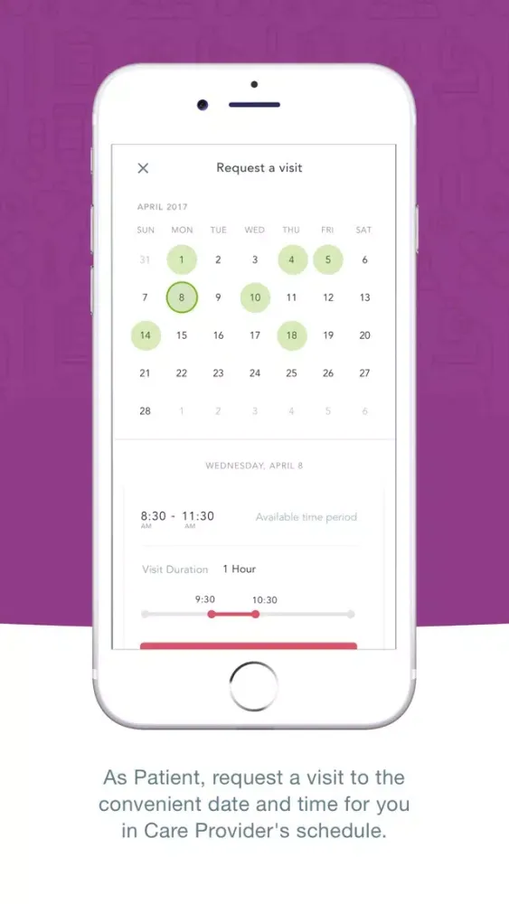 Capturas de tela do Health Dimension