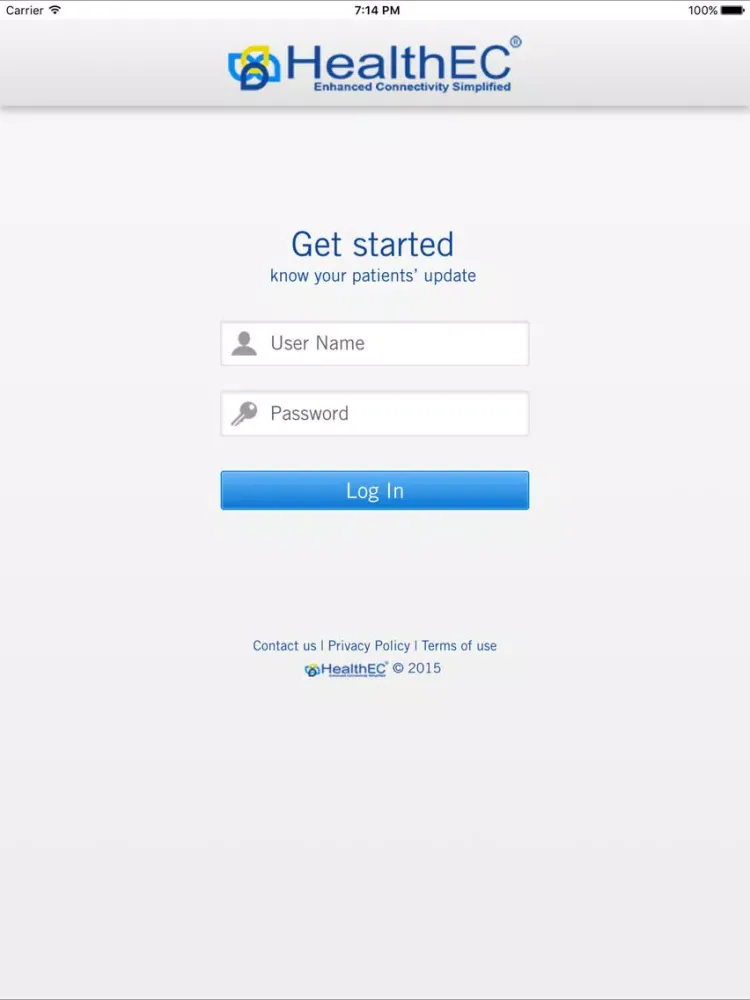 Provider eConnect iPad  स्क्रीनशॉट